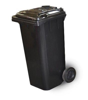 Imagem de Coletor Gari com Rodas 120l Preto C120pr Bralimpia