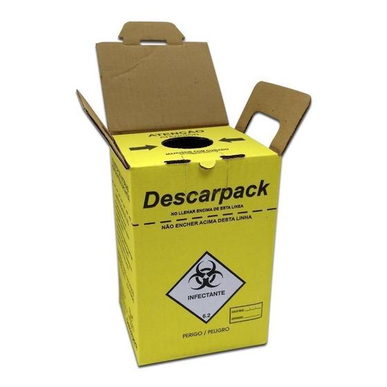 Imagem de Coletor Material Perfurocortante Descarpack 3,0L