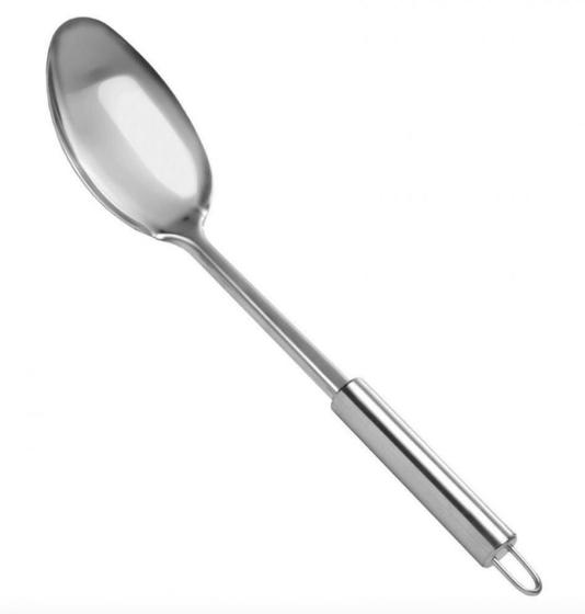 Imagem de Colher de Arroz Aço Inox Grande Aço 31 cm - Mimo Style