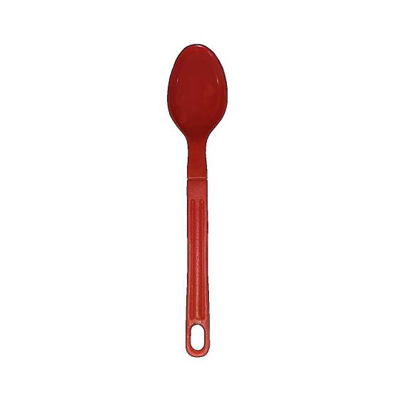 Imagem de Colher de Arroz Nylon Talher Cozinha Utensílio Vermelho 28cm