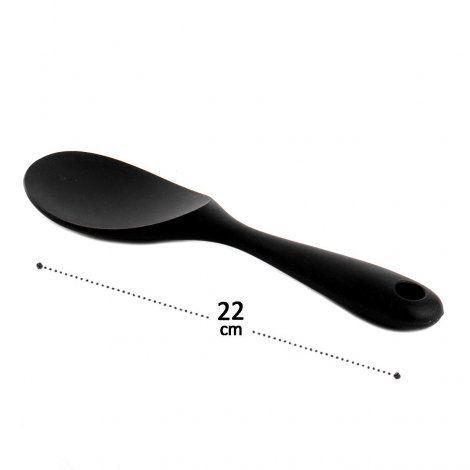 Imagem de Colher de Arroz Silicone 22 CM Preto