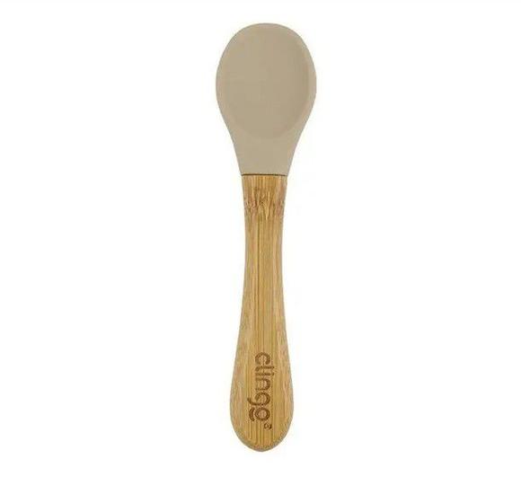 Imagem de Colher de Bambu e Silicone Green (Linha ECO) - Clingo