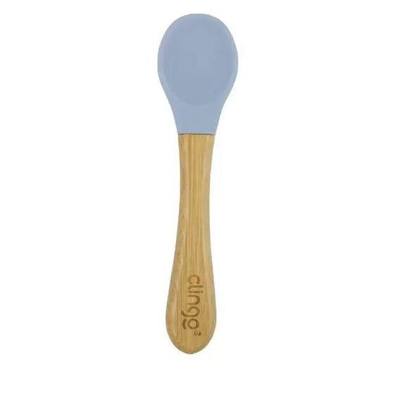 Imagem de Colher de Bambu e Silicone Green (Linha ECO) - Clingo