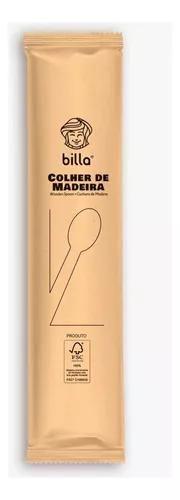 Imagem de Colher De Madeira Billa Embalado Um A Um 16cm Cx Com 500und 