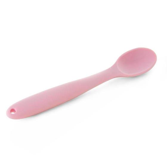 Imagem de Colher De Silicone Bebe Menina Macia Transição Mimo Style