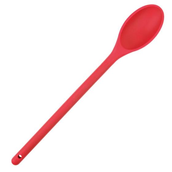 Imagem de Colher de Silicone Cabo Longo Vermelha 38cm 1Un Cromus