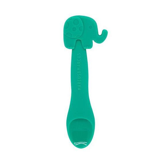 Imagem de Colher de Silicone Infantil Elefante - Marcus & Marcus