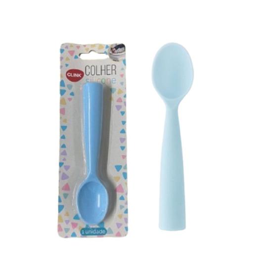 Imagem de Colher De Silicone Para Bebe Alimentação Criança