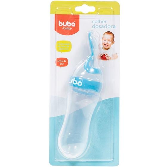 Colher Dosadora Azul Mamadeira Alimentadora Buba - buba baby - Colher ...