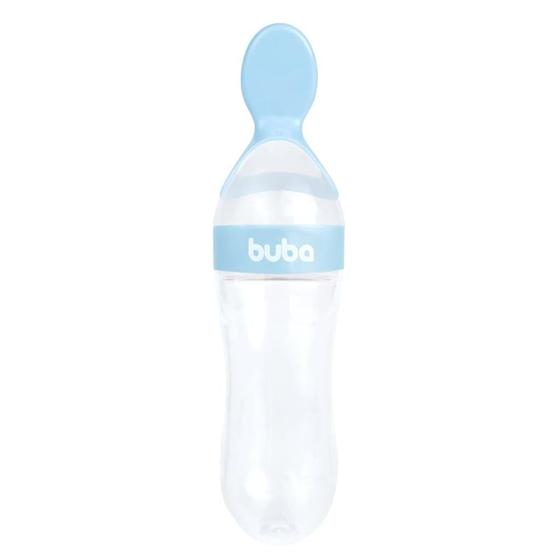 Imagem de Colher Dosadora em Silicone Azul Buba