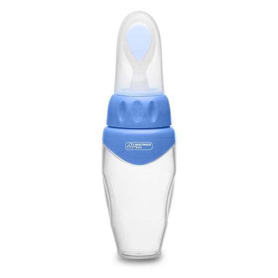 Imagem de Colher Dosadora Papinha 125ml Infantil Azul Multikids Baby