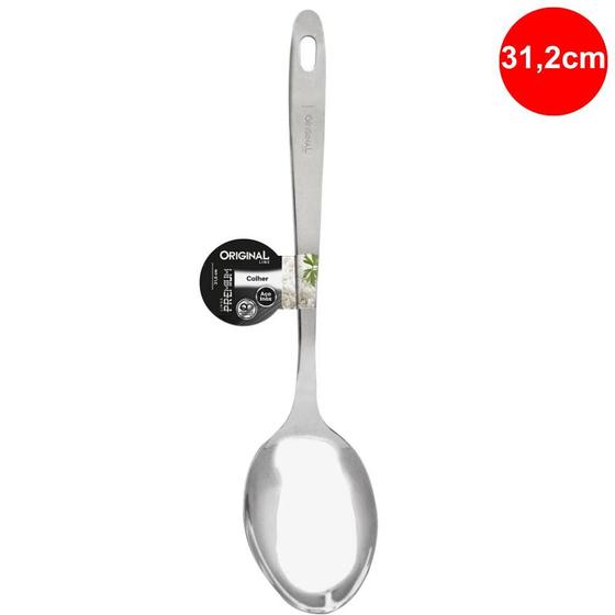 Colher em Aço Inox 31,2cm Linha Premium SL0367 Menor preço em Colher em Aço Inox 31,2cm Linha Premium SL0367