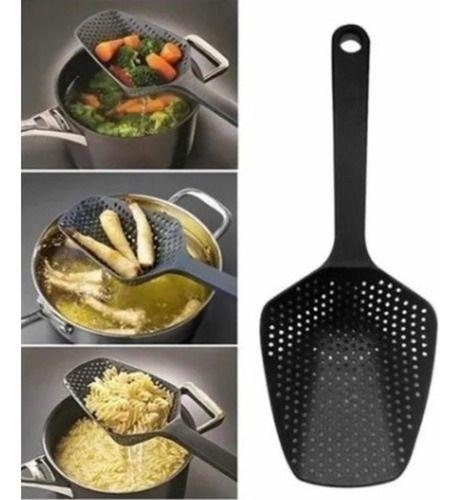 Colher Escorredor Peneira Prático Legumes Macarrão - PAKIPLAST - Colher ...