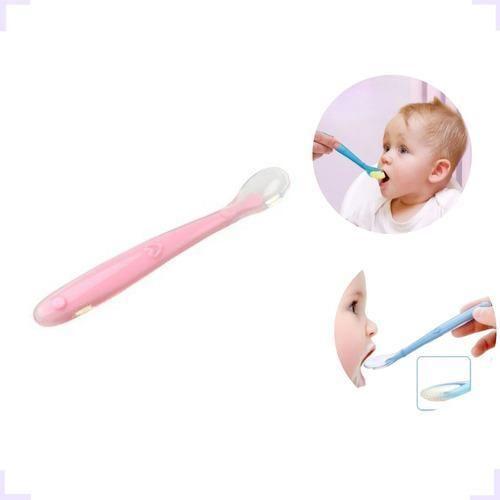 Imagem de Colher Infantil Silicone 1 Talher Alimentação