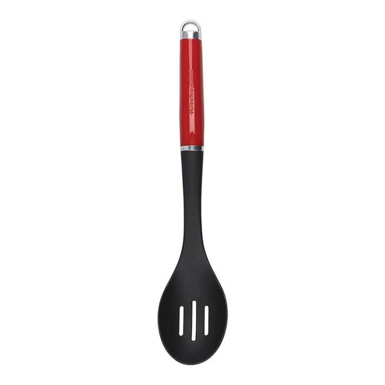 Imagem de Colher kitchenaid perfurada vermelha kag004ohere