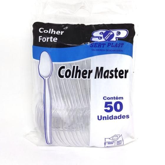 Imagem de Colher master cristal c/ 50und - sertplast