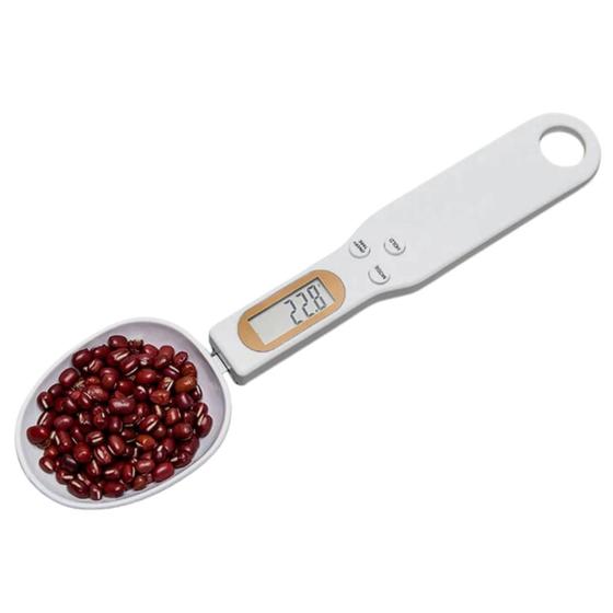 Imagem de Colher Medidora Digital Lcd Balança de Precisão Medidor Cozinha Até 500g Dosador 
