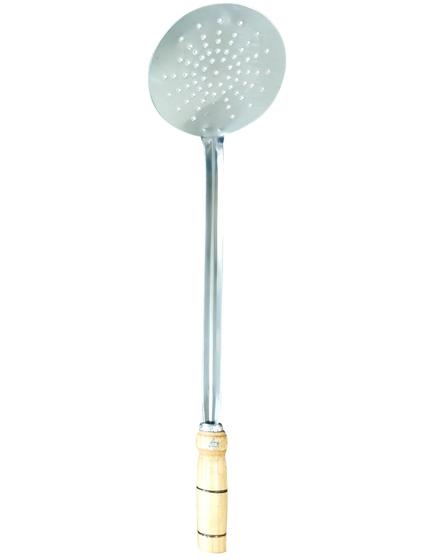 Colher Rasa Espumadeira Industrial Grande Itú - Inox ( 58 cm ) - ACINOX ...