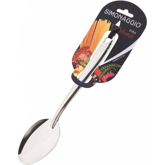 Colher Simonaggio Arroz Grande Inox 250.441.0400.300 Menor preço em Colher Simonaggio Arroz Grande Inox 250.441.0400.300
