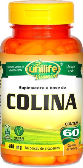 Imagem de Colina Unilife 60 cápsulas de 800mg