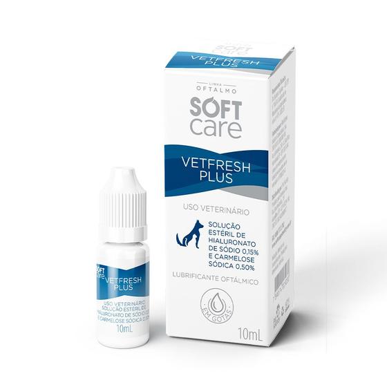 Imagem de Colírio Soft Care Vetfresh Plus para Cães e Gatos 10ml