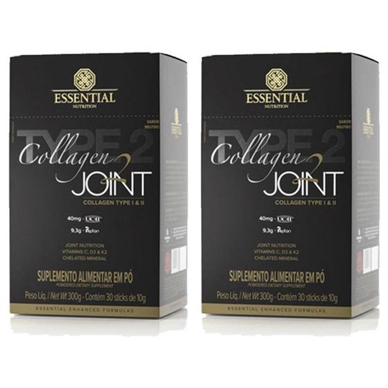 Imagem de Collagen 2 Joint Neutro Box com 30 sticks - 2 unidades - Essential Nutrition
