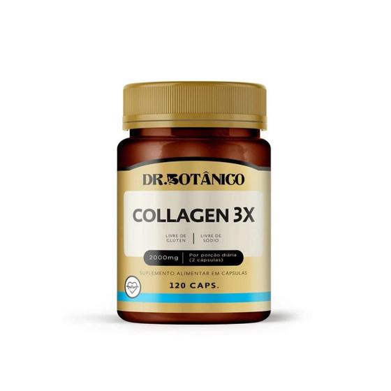 Imagem de Collagen 3x 2.000mg 120 capsulas dr. botanico