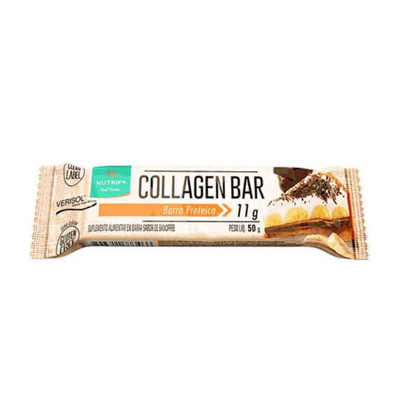 Imagem de Collagen Bar Nutrify Barra de proteína Banoffe Und 50g