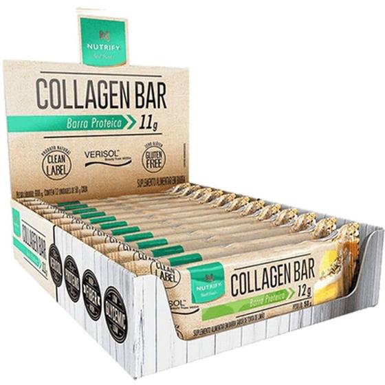 Imagem de Collagen Bar Torta de Limão - Nutrify 10 Un.