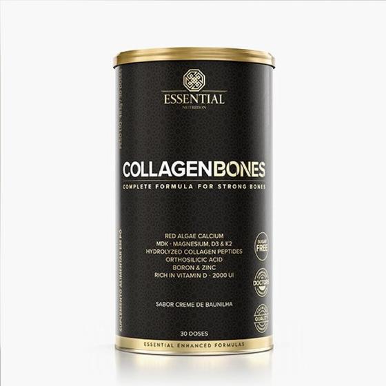 Imagem de Collagen bones lata 483g/30ds essential nutrition