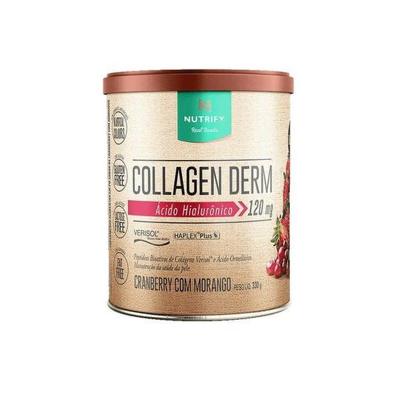 Imagem de Collagen Derm Ácido Hialurônico Cranberry c/ Morango Nutrify