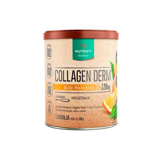 Imagem de Collagen Derm  peptídeo Colágeno em pó Hidrolisado Verisol Nutrify Ácido Hialurônico Tipo1 saúde pele cabelo unha Biotina  proteína Antioxidante