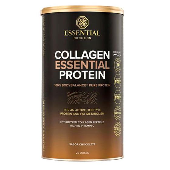 Imagem de Collagen Essential Protein Chocolate Essential Nutrition 457,5g