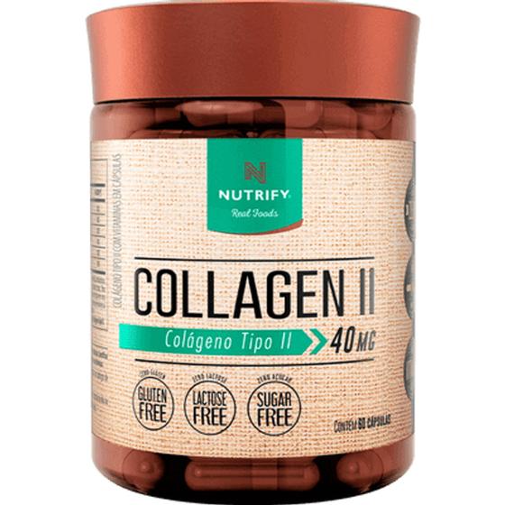 Collagen II 40mg 60 cáps colágeno tipo 2 - Nutrify Menor preço em Collagen II 40mg 60 cáps colágeno tipo 2 - Nutrify