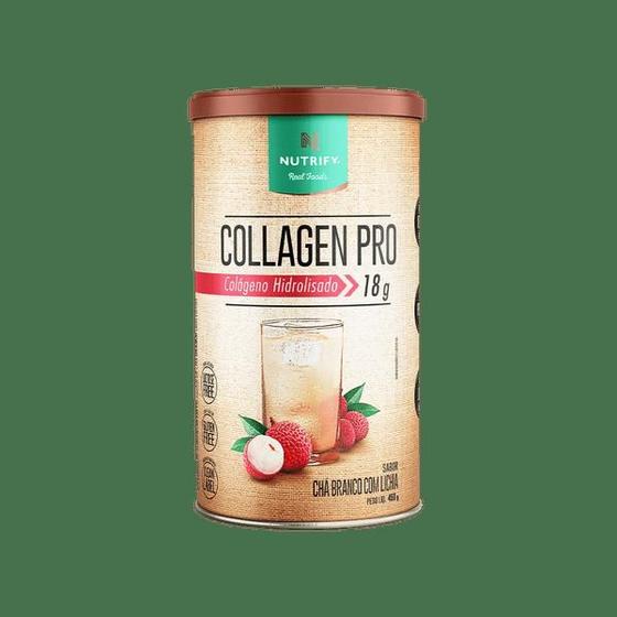 Imagem de Collagen Pro Chá Branco com Lichia 450g - Nutrify