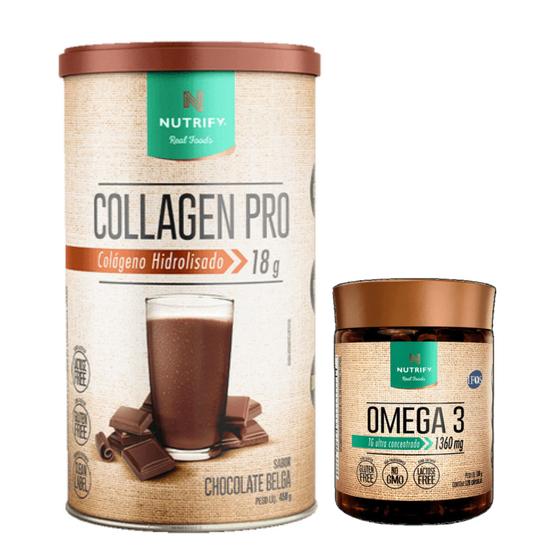 Imagem de Collagen Pro - Colágeno Body Balance - 450g + Ômega 3 - 120 Cáps - Nutrify
