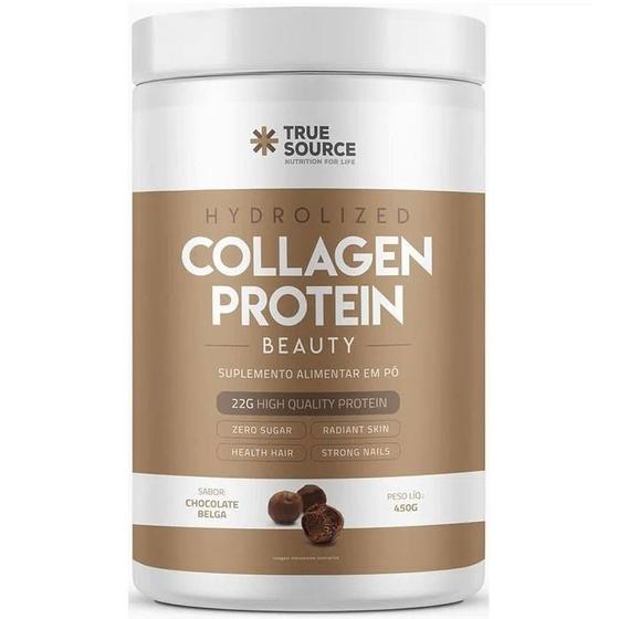 Imagem de Collagen Protein Chocolate Belga - True Source 450g