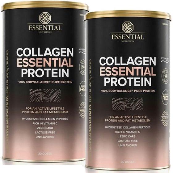 Imagem de Collagen Protein Essential - 100% Bodybalance - (Kit 2x 457g cada) - Essential Nutrition