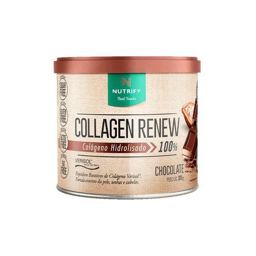 Imagem de   Collagen Renew Colágeno Collagen Renew Sabor  Chocolate Em Pote De 300g