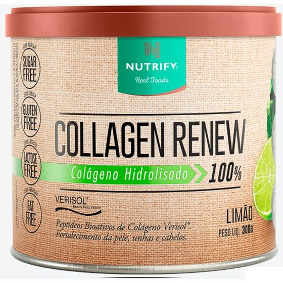 Imagem de Collagen renew (hidrolisado / verisol) limão 300g - nutrify