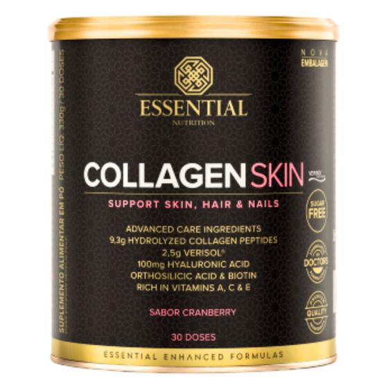 Imagem de Collagen Skin 330g/30Ds Nova Fórmula com Ácido Hialurônico Essential - Essential Nutrition