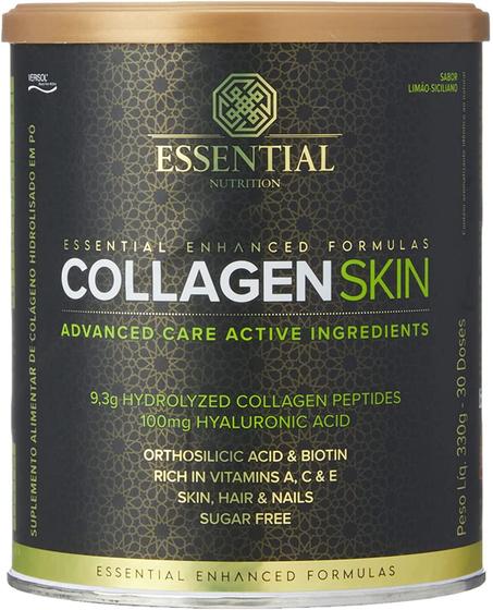 Imagem de Collagen Skin 330G - Essential Nutrition Sabor Limão