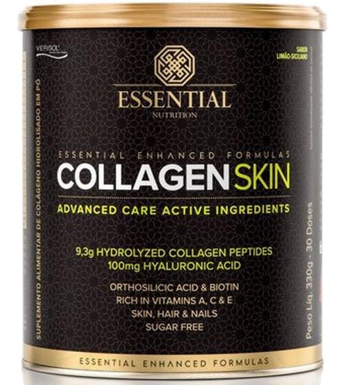 Imagem de Collagen skin lata 300g/30ds essential colágeno hidrolisado ácido hialurônico