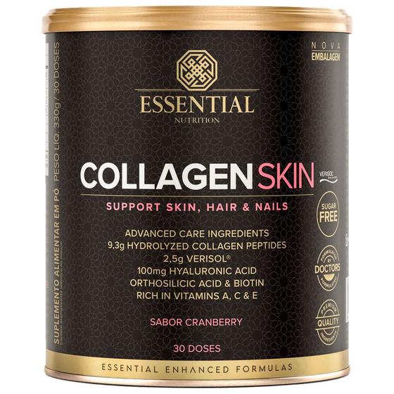 Imagem de Collagen Skin Verisol + Ácido Hialurônico - Cranberry - 330g - Essential Nutrition