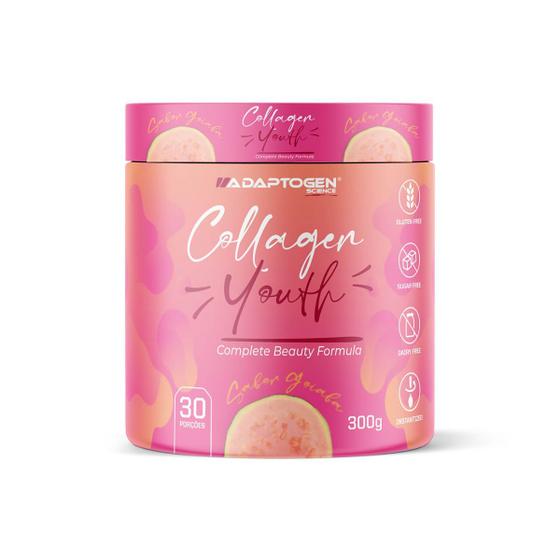 Imagem de Collagen Youth Adaptogen Colágeno Hidrolisado com Vitaminas 300g