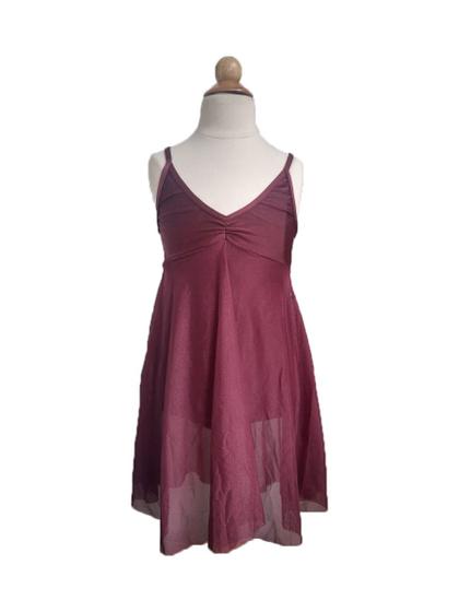 Imagem de Collant  Vestido Tule - Vinho