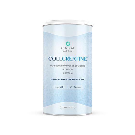 Imagem de Collcreatine colágeno com creatina sem sabor 500g  central nutrition