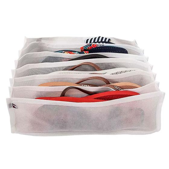Colmeia Organizadora de Gavetas para Closet 32x25x10cm com 6 Divisórias em TNT Branco Menor preço em Colmeia Organizadora de Gavetas para Closet 32x25x10cm com 6 Divisórias em TNT Branco