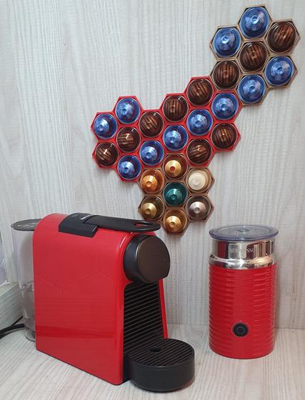 Imagem de Colmeia Porta Capsula Nespresso - Kit 4 Unidades = Compativel com 28 Capsulas