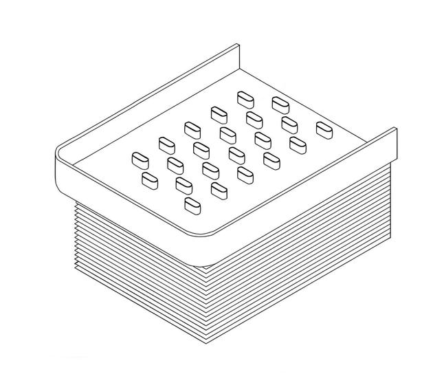 Imagem de Colmeia radiador ford f 11000 f 12000 f 13000 f 21000 f 600